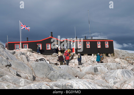 Britischen Stützpunkt und Postamt, Port Lockroy, antarktische Halbinsel, Antarktis, Polarregionen Stockfoto