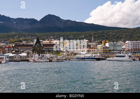 Südlichste Stadt der Welt, Ushuaia, Argentinien, Südamerika Stockfoto