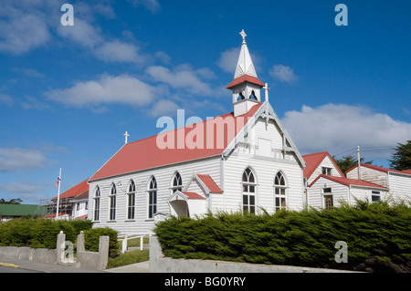 Katholische Kirche, Port Stanley, Falkland-Inseln, Südamerika Stockfoto