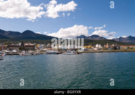 Südlichste Stadt der Welt, Ushuaia, Argentinien, Südamerika Stockfoto