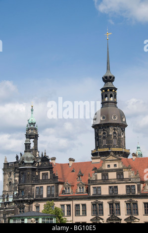 Der Gerichtspalast, Dresden, Sachsen, Deutschland, Europa Stockfoto