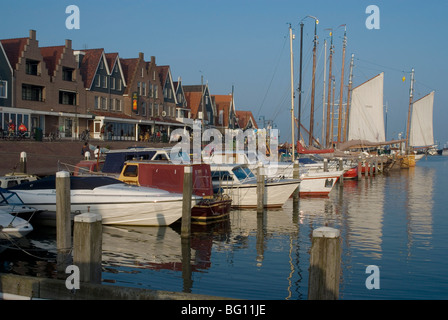 Harbour View, Volendam, Niederlande, Europa Stockfoto