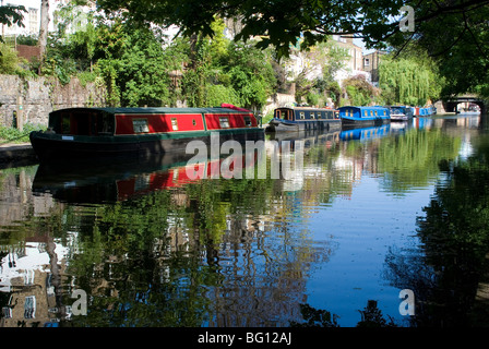 Regent es Canal, Islington, London, England, Vereinigtes Königreich, Europa Stockfoto