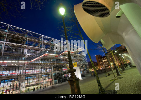 GEORGES POMPIDOU CENTER, PARIS Stockfoto