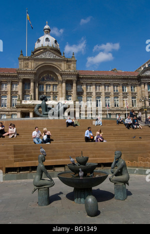 Rathaus, Victoria Square, Birmingham, England, Vereinigtes Königreich, Europa Stockfoto