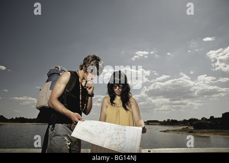 Freunde, Reisen Stockfoto