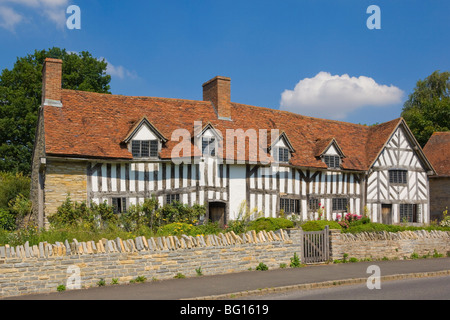 Palmers-landwirtschaftliches Gebäude auf Mary Ardenss Farm, Kindheit Haus von Shakespeares Mutter in Wilmcote, Warwickshire, Vereinigtes Königreich Stockfoto