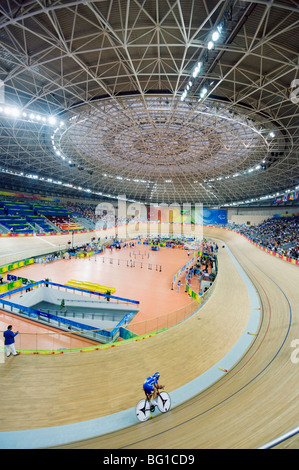 Radsport-Event während der Paralympischen Spiele 2008 im Laoshan Velodrome, Peking, China, Asien Stockfoto