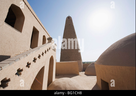 Emin-Minarett, Turpan auf der Seidenstraße, Weltkulturerbe, Provinz Xinjiang, China, Asien Stockfoto