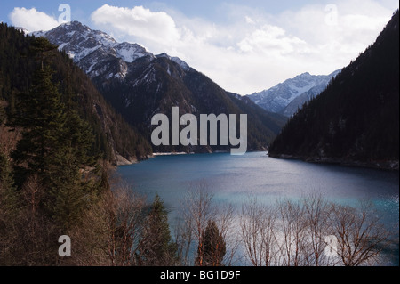 Mountain Lake, Jiuzhaigou Nationalpark UNESCO World Heritage Site, Provinz Sichuan, China, Asien Stockfoto