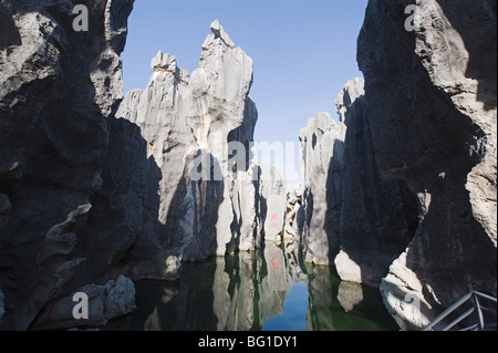 Shilin Steinwald, UNESCO-Weltkulturerbe, Provinz Yunnan, China, Asien Stockfoto