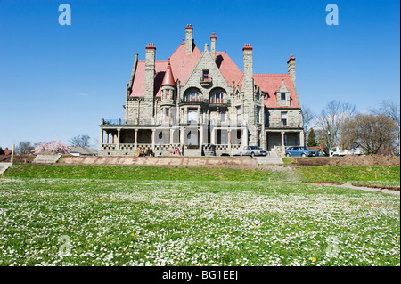 Craigdarroch Castle, Victoria, Vancouver Island, British Columbia, Kanada, Nordamerika Stockfoto