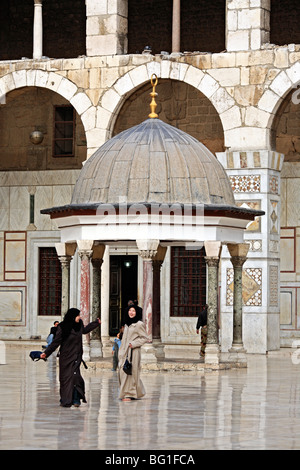 Große Moschee, Umayyaden-Moschee (708-715), Damaskus, Syrien Stockfoto