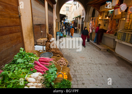Die alte Stadt in Fes Marokko Stockfoto