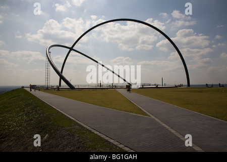 Informationsstelle des Horizonts, Herten, Halde Hoheward Stockfoto