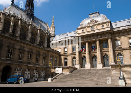 Sainte-Chapelle und Palais de Justice, Ile De La Cite, Paris, Frankreich Stockfoto