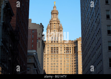 Das städtische Gebäude im Zentrum von Manhattan, New York City Stockfoto