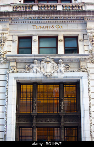 Tiffany & Co in Downtown Manhattan, New York City Stockfoto