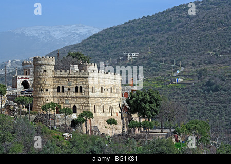 Musa Schloss, moderne libanesische Architektur, Chouf, Libanon Stockfoto