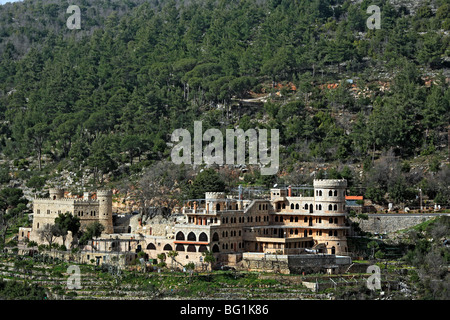 Musa Schloss, moderne libanesische Architektur, Chouf, Libanon Stockfoto