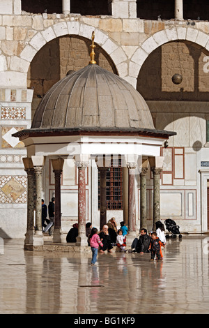 Große Moschee, Umayyaden-Moschee (708-715), Damaskus, Syrien Stockfoto