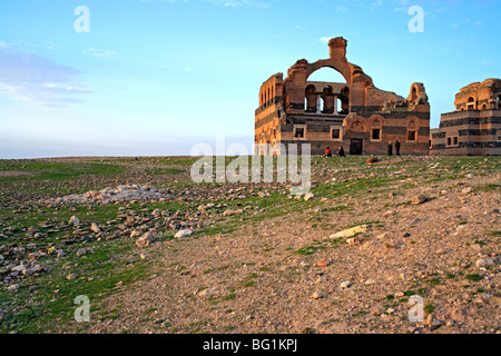 Byzantinische Kirche und Palast Qasr ibn Wardan (564), Syrien Stockfoto