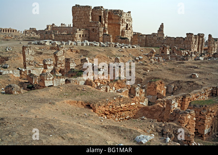 Resafa (Sergiopolis), in der Nähe von Ar-Raqqah, römischen und byzantinischen Stadt in der Wüste, Syrien Stockfoto