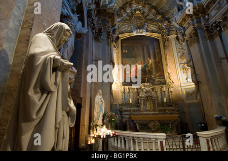 Kathedrale von Notre-Dame-du-Puy, Grasse, Alpes-Maritimes, Provence, Frankreich, Europa Stockfoto