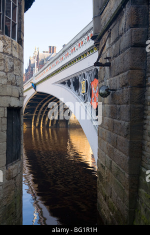 Brücke über den Fluss Ouse in York Stockfoto