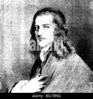 ANDREW MARVELL englische metaphysische Schriftsteller und Dichter 1621-1678 Stockfoto