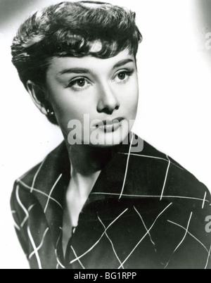 AUDREY HEPBURN - Schauspielerin über 1950 Stockfoto