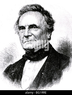 CHARLES BABBAGE - englischer Mathematiker (1791-1871) Stockfoto