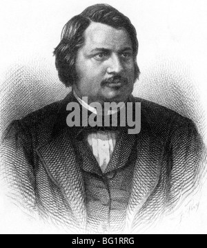 HONORE DE BALZAC französischer Schriftsteller (1799-1850) Stockfoto