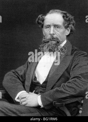 CHARLES DICKENS englische Schriftsteller (1812-70) Stockfoto