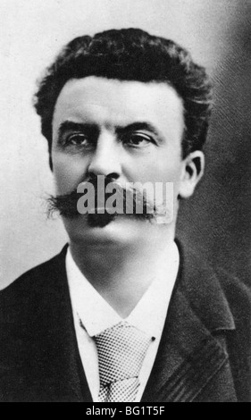 GUY de MAUPASSANT, französischer Schriftsteller (1850-93) Stockfoto