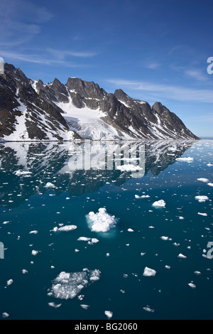 Fugle Fjord, Insel Spitzbergen, Arktis, Norwegen, Europa Stockfoto