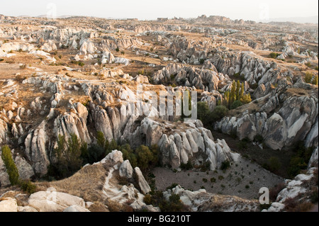 Erosion-Landschaft in Kappadokien, Nevsehir Provinz, Türkei Stockfoto