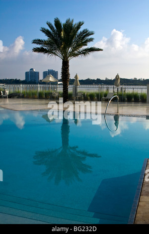 Eigentumswohnung-Ansicht des Flusses Halifax in Florida Stockfoto