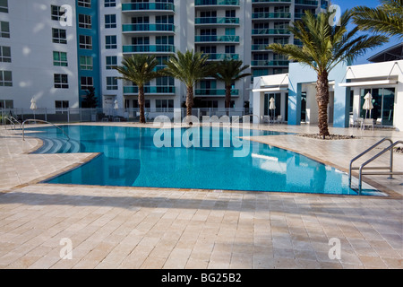 Eigentumswohnung-Ansicht des Flusses Halifax in Florida Stockfoto