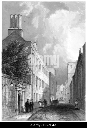 Gonville and Caius College, Cambridge - Blick von der Straße Stockfoto