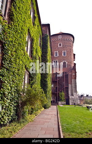 Sandomierz-Turm, einer der drei Schloss Wawel Verteidigungstürme Stockfoto