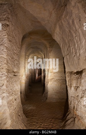 Die Sandsteinhöhlen Piusa Stockfoto