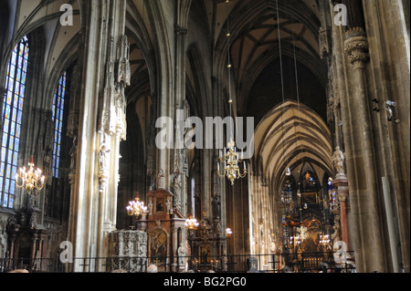 Blick vom Dach der St.-Stephans Kathedrale, Wien, Österreich, Europa Stockfoto