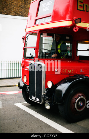 Alte Strecke London-Master-Bus, private Vermietung, York Street, London, England, UK, Europa Stockfoto