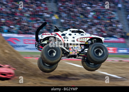 Monster Truck Show während der Monster Jam, Katowice, Polen Stockfoto