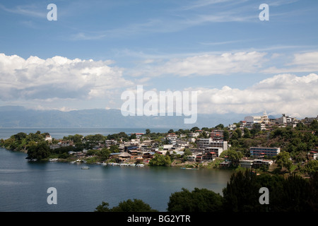 San Pedro La Laguna am Lake Atitlan, Guatemala. Stockfoto