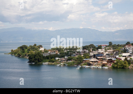 San Pedro La Laguna am Lake Atitlan, Guatemala. Stockfoto