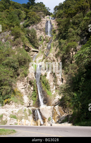 Wasserfall in der Nähe von Panajachel Lake Atitlan, Guatemala. Stockfoto