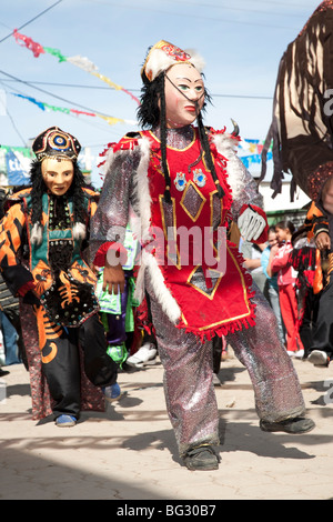 Todos Santos Festival, Todos Santos Cuchumatan Guatemala Stockfoto