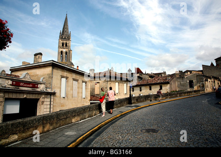 Saint Emilion, in der Nähe von Bordeaux, Frankreich Stockfoto